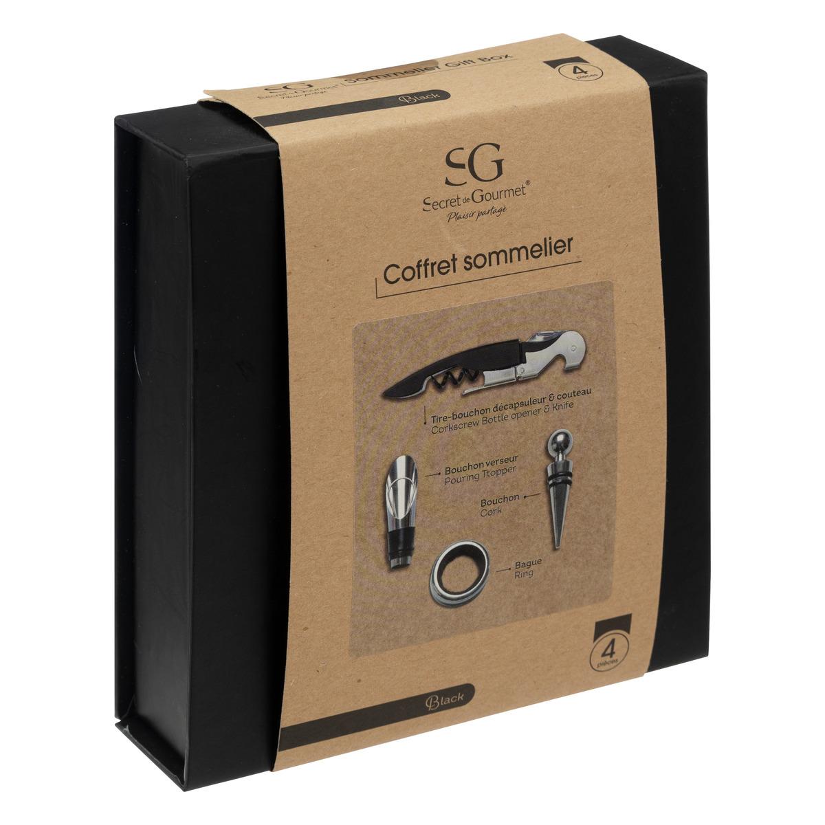 COFFRET SOMMELIER 4 PIECES ARTHUR