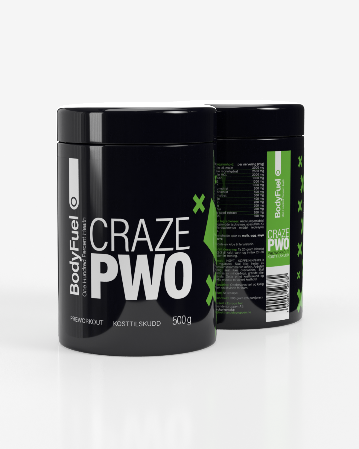 BodyFuel CRAZE PWO 2x500g