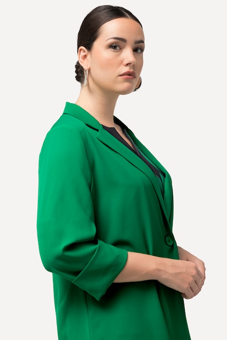 Blazer, Reverskragen, Knopfverschluss, 3/4-Arm