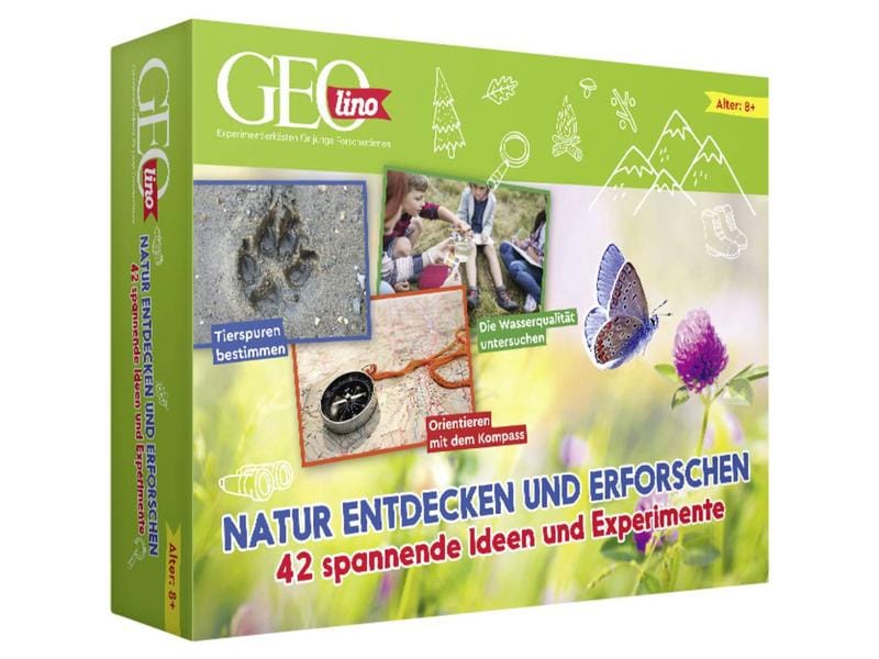 Franzis Experimentierkasten GEOlino Natur entdecken & erfor Experimentierkasten für Kinder ab 8 Jahren
