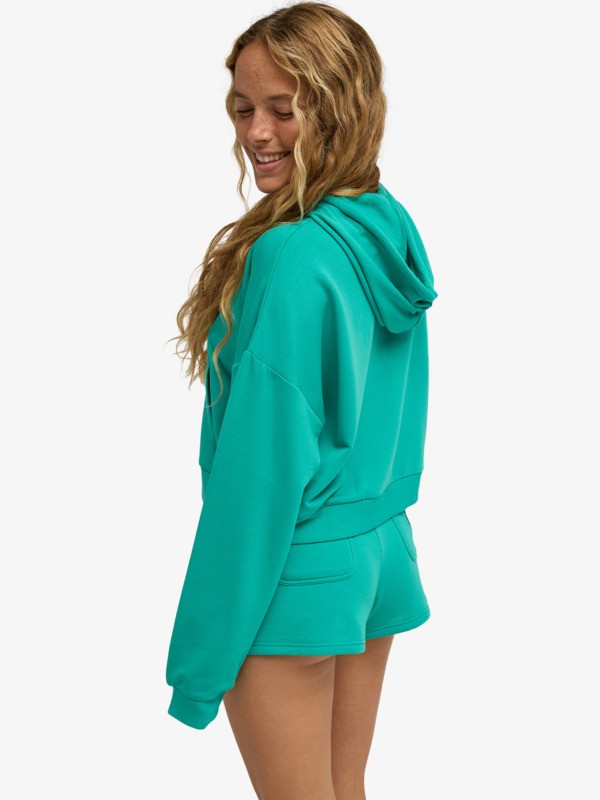 Surfing By Daylight Sweat à capuche Vert Femme