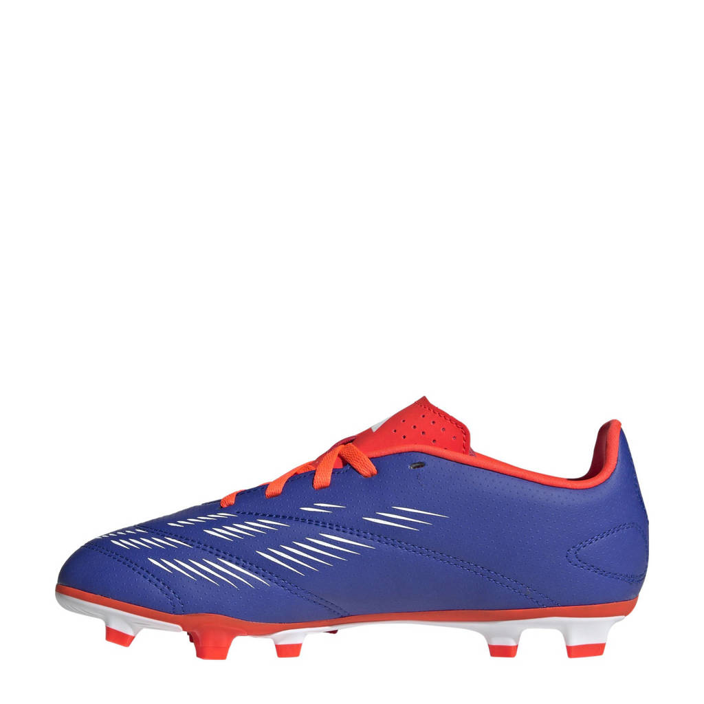 adidas Predator Clubjunior voetbalschoenen blauw/wit/rood