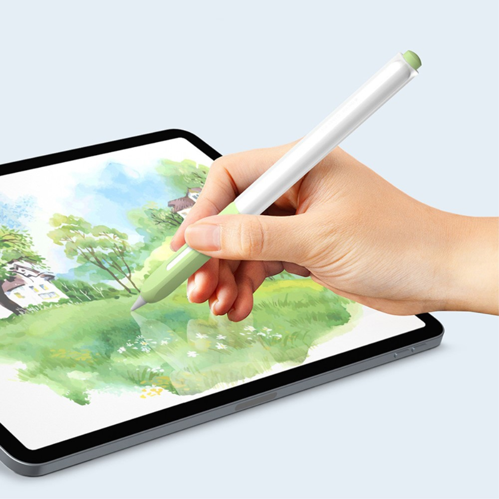 Apple Pencil (2. Generation / Pro) Silikon Schutzhülle - Lila / Transparent