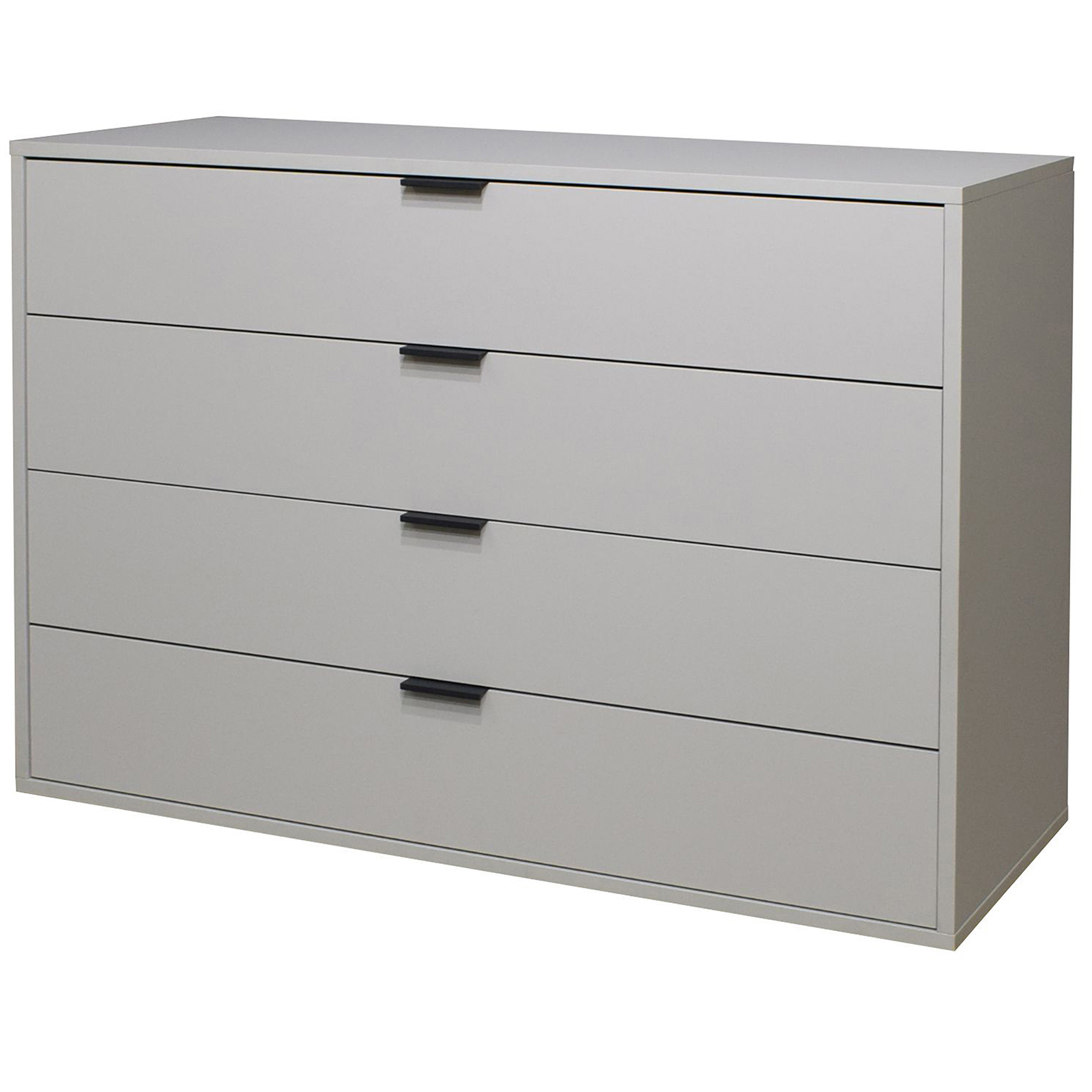 Kommode - kreidegrau matt - 119 cm