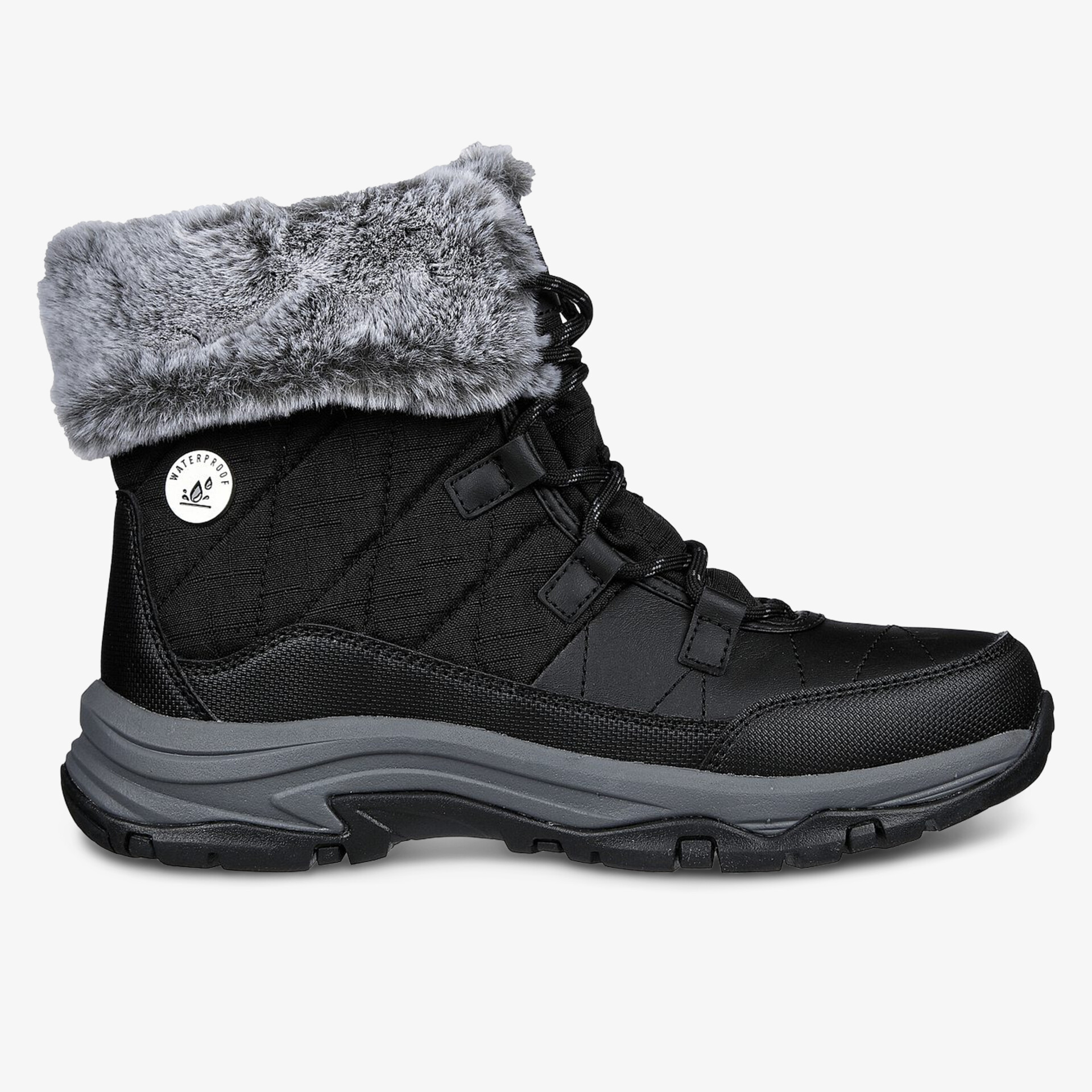 SKECHERS TREGO WINTER FEELINGS Damen Winter Boots schwarz