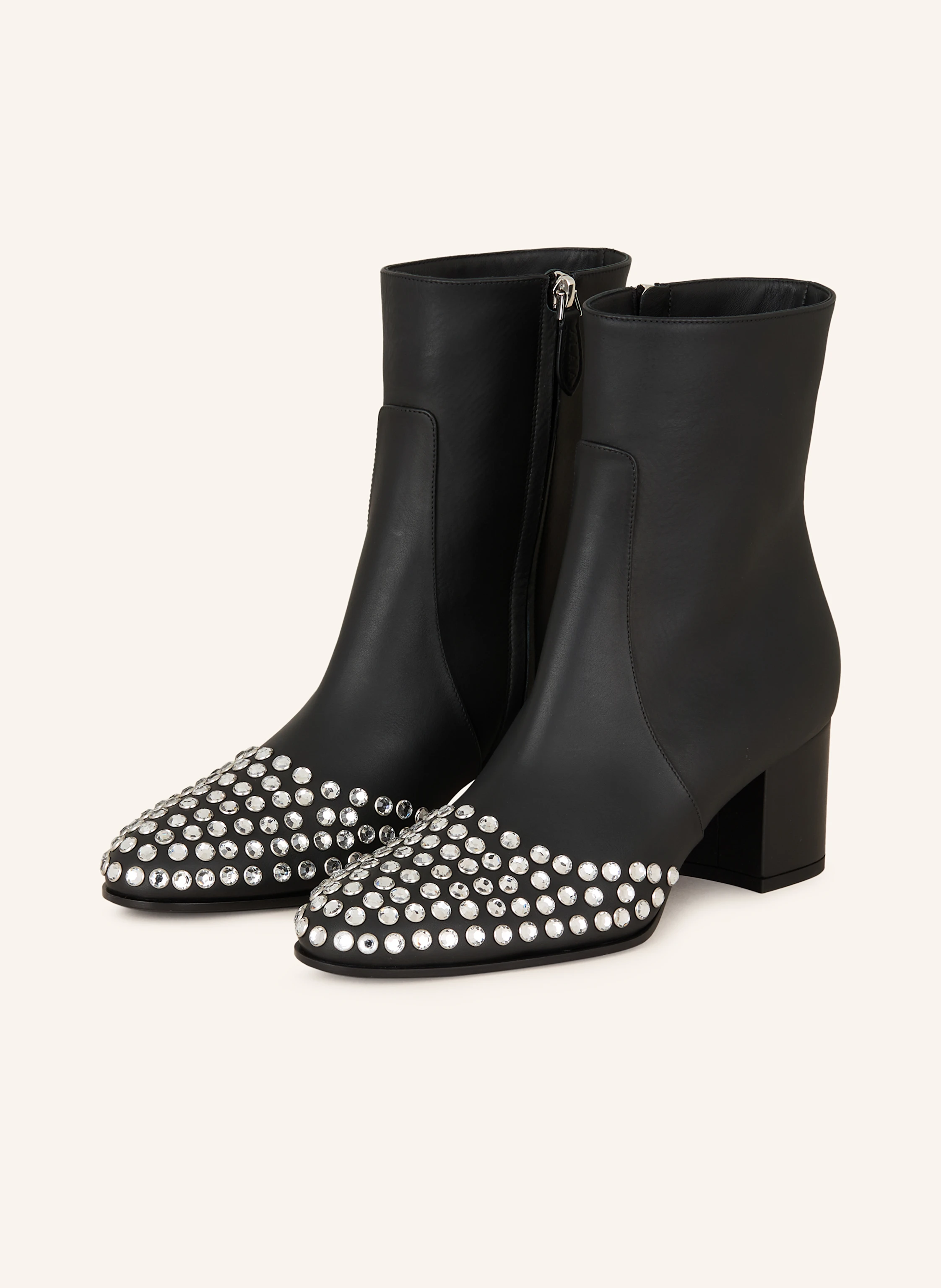 ALAÏA Stiefeletten mit Schmucksteinen