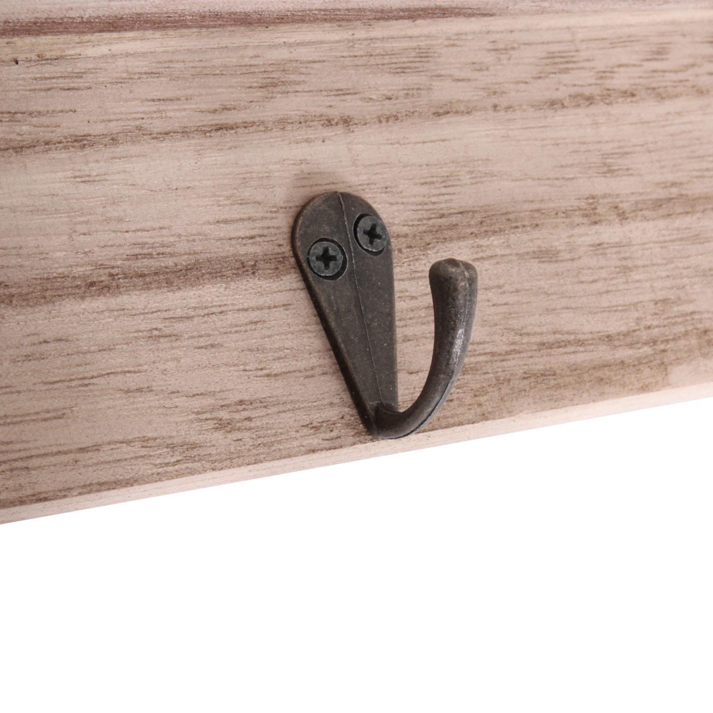 Schlüsselbrett MCW-A48, Schlüsselkasten Schlüsselboard mit Türen, Massiv-Holz MVG-zertifiziert ~ natur