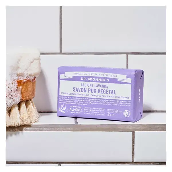 Sabonete Vegetal Puro de Lavanda Dr. Bronner's 140g