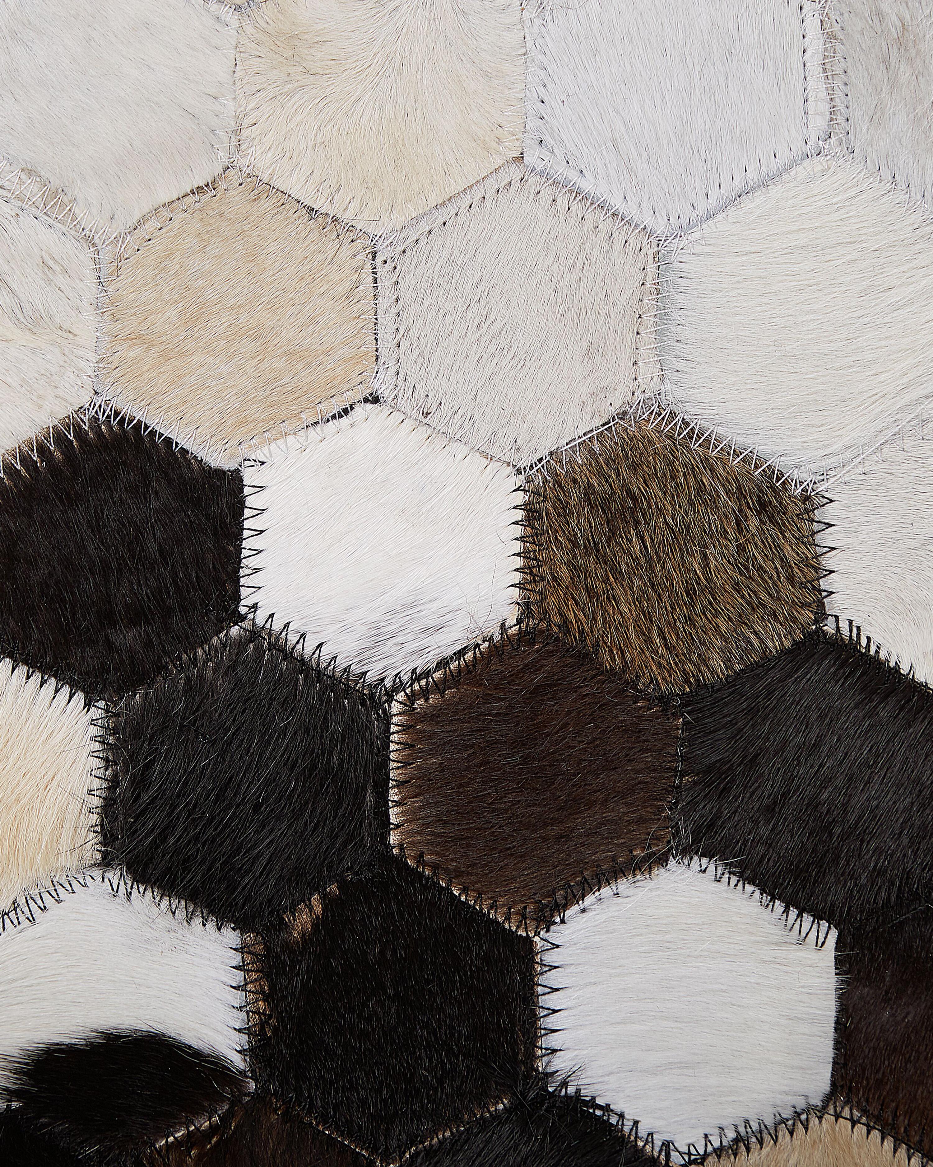 Vloerkleed EYIM Bruin 160 x 230 cm Leer