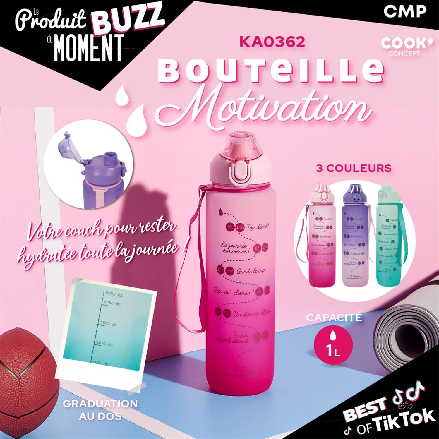 GOURDE MOTIVATION 1 LITRE
