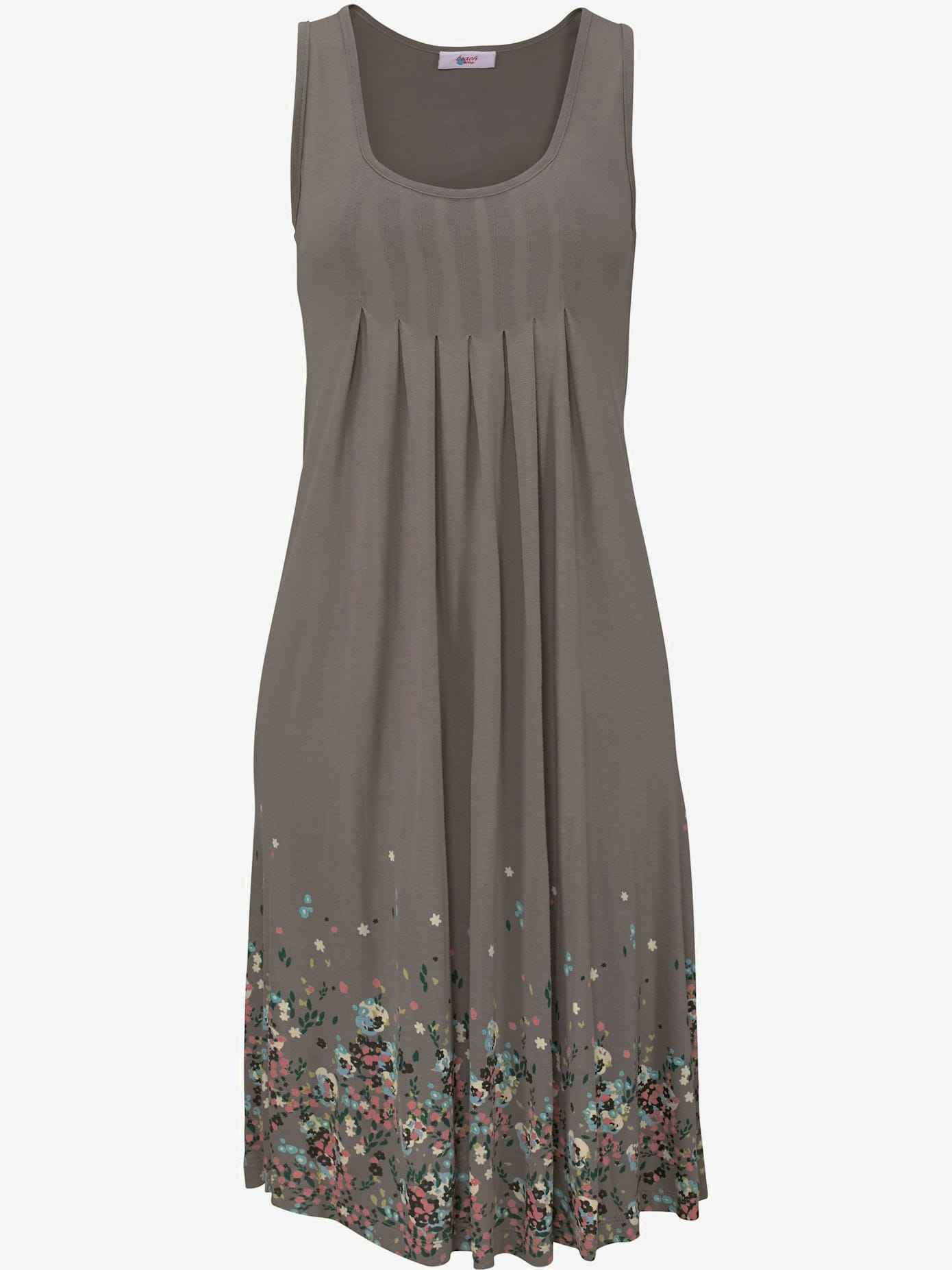 Robe de plage robe d'été imprimée sans manches