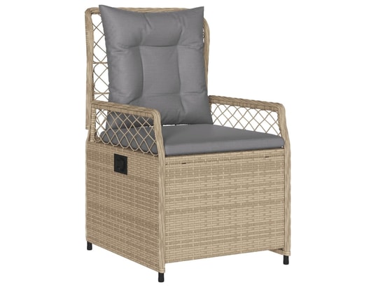 LES TENDANCES - Ensemble table et chaises de jardin-beige-8 places-496487