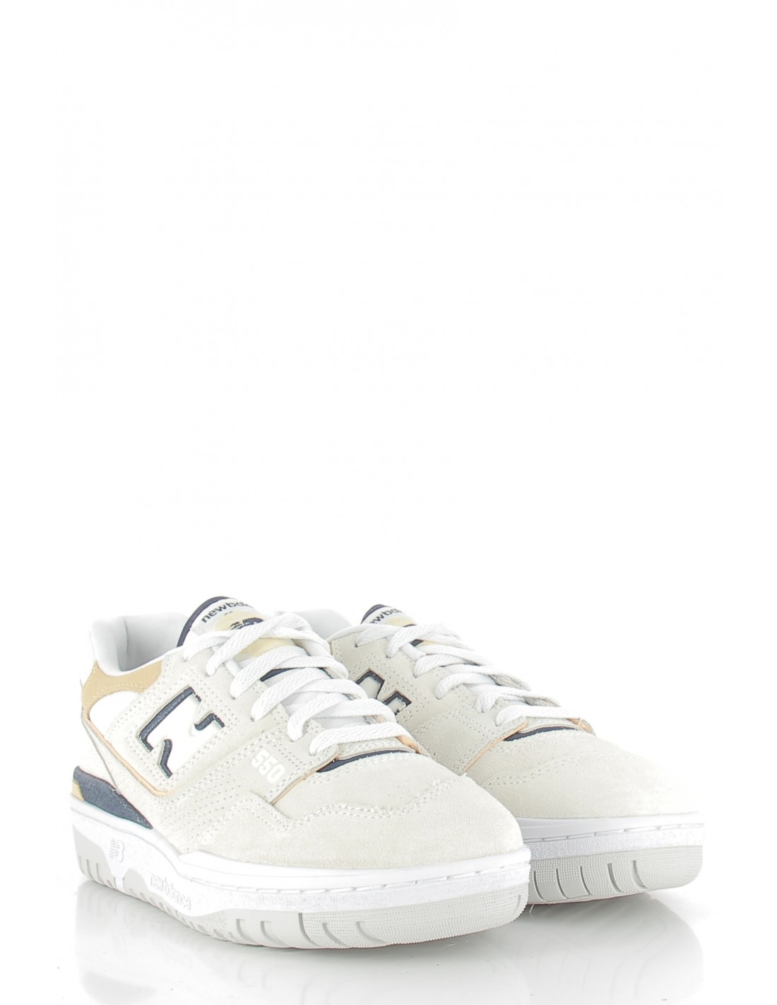 new balance Sneakers femme 550 cuir beige/blanc