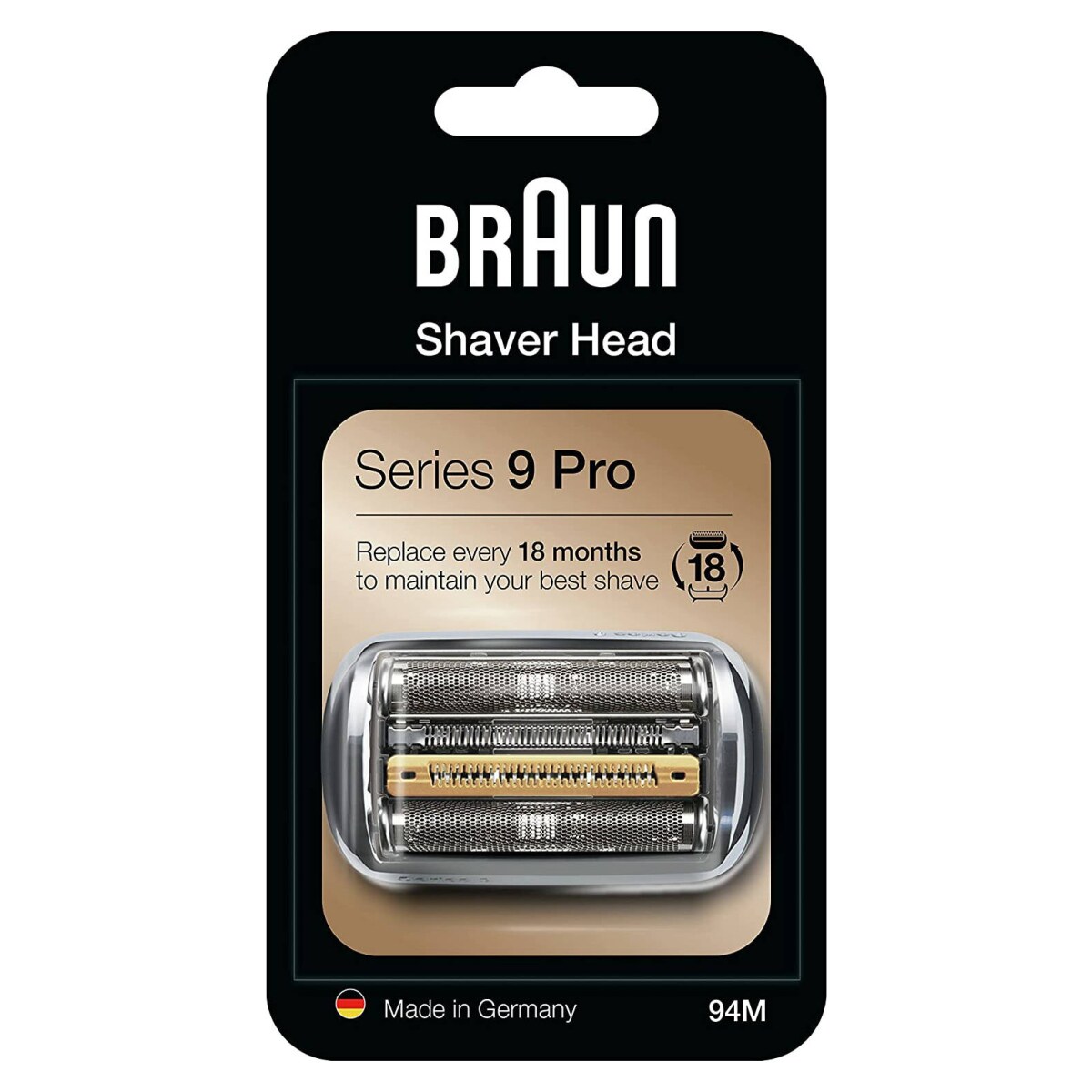 Braun Elektrorasierer Ersatzscherteil 94M, Silber