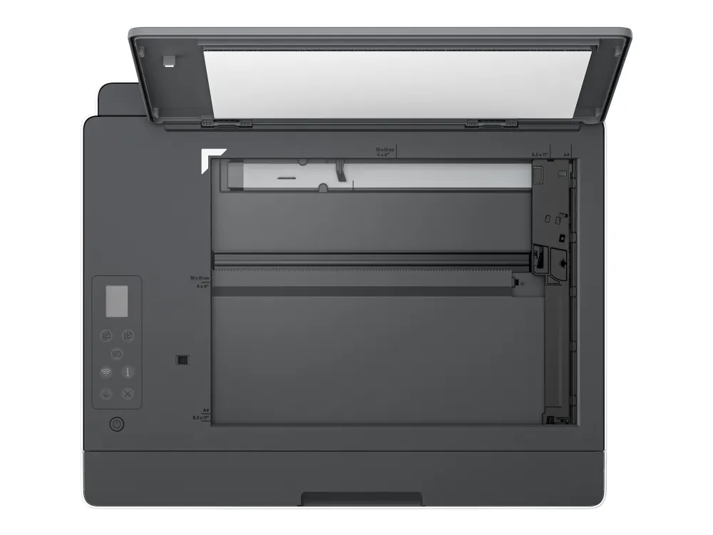 HP Smart Tank 5105 All-in-One - Multifunktionsprinter - farve - blækprinter - kan genopfyldes - Legal (216 x 356 mm) (original) - A4/Legal (medie) - op til 10 spm (kopiering) - op til 12 spm (udskriver) - 100 ark - USB 2.0, Wi-Fi(n), Bluetooth - lys