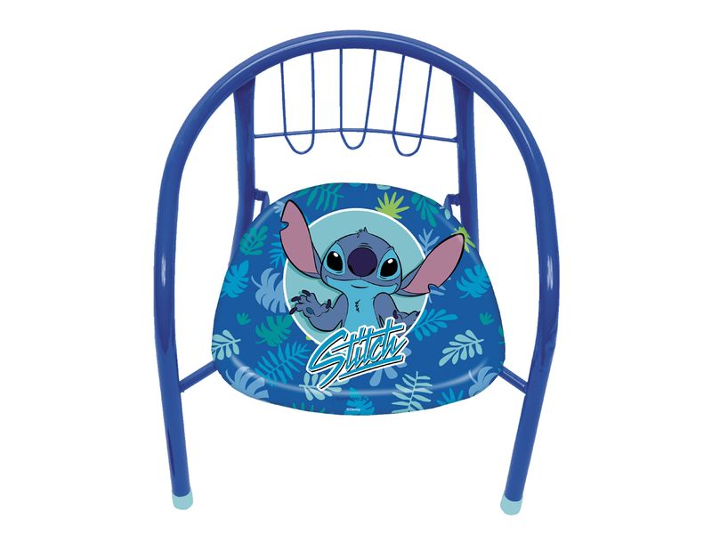 Arditex Kinderstuhl Disney: Lilo & Stich Blau; Türkis Metallstuhl mit Rückenlehne
