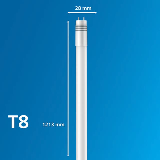 Philips T8 UN LED-lys 18W G13 (kølig hvid)