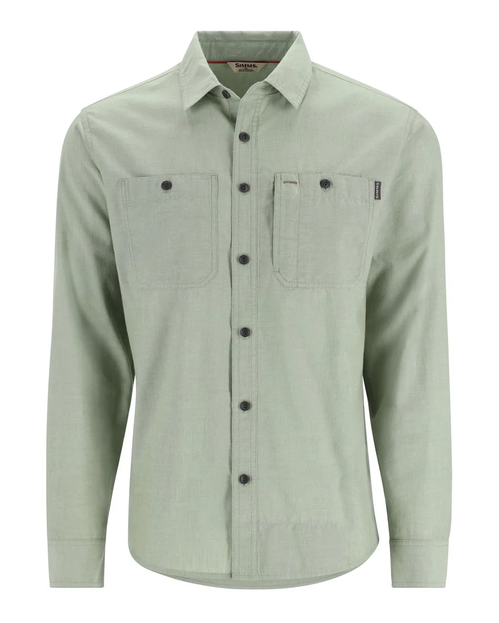 Simms Simms Cutbank Chambray Shirt Cinder Chabray