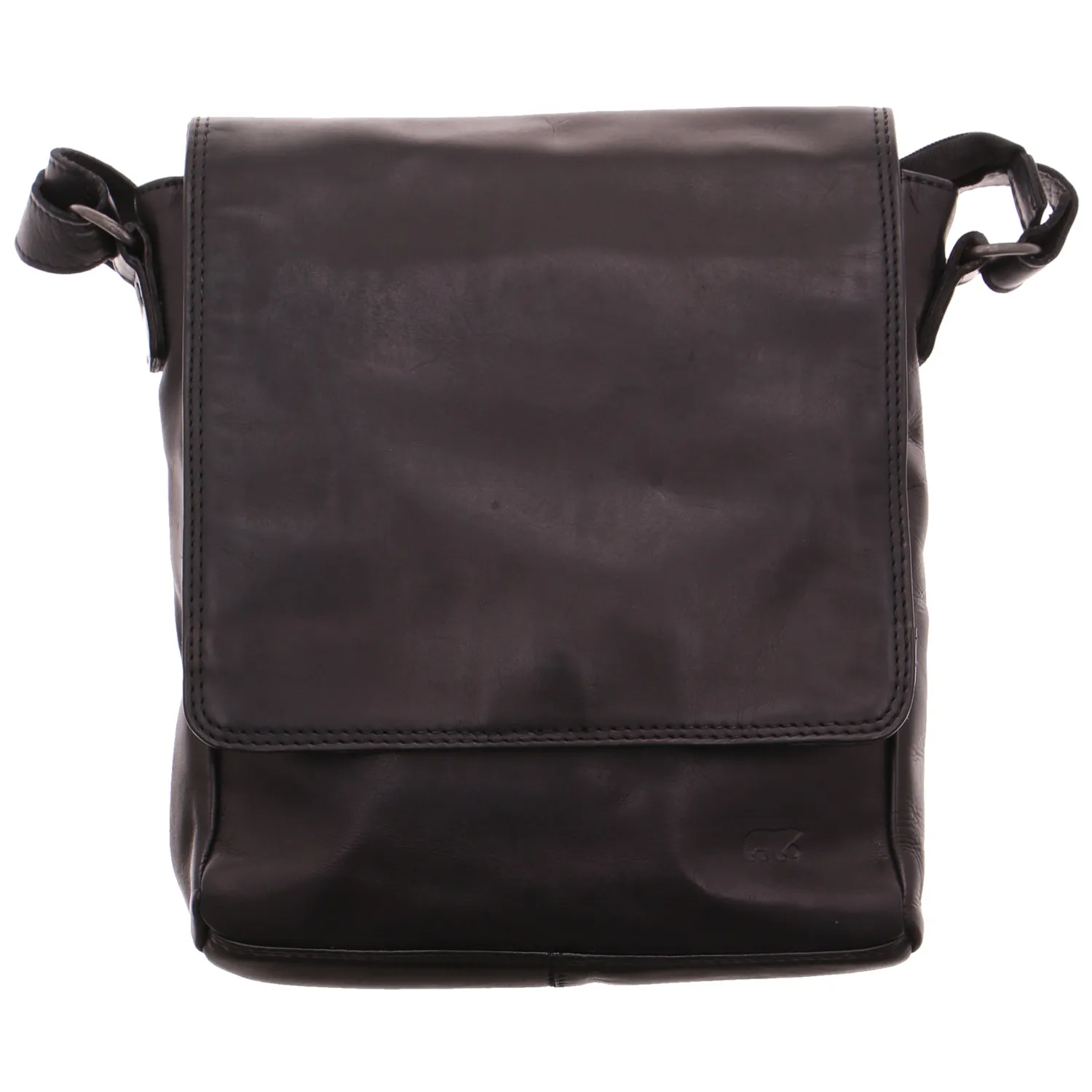 BEAR DESIGN Umhängetasche Schwarz Leder