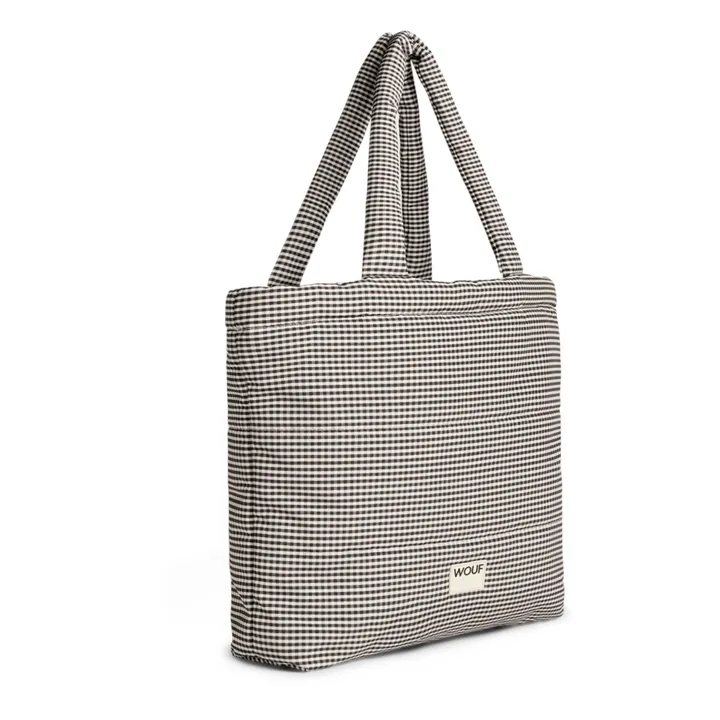 Wouf Tote bag matelassé Chloe | Noir/Blanc