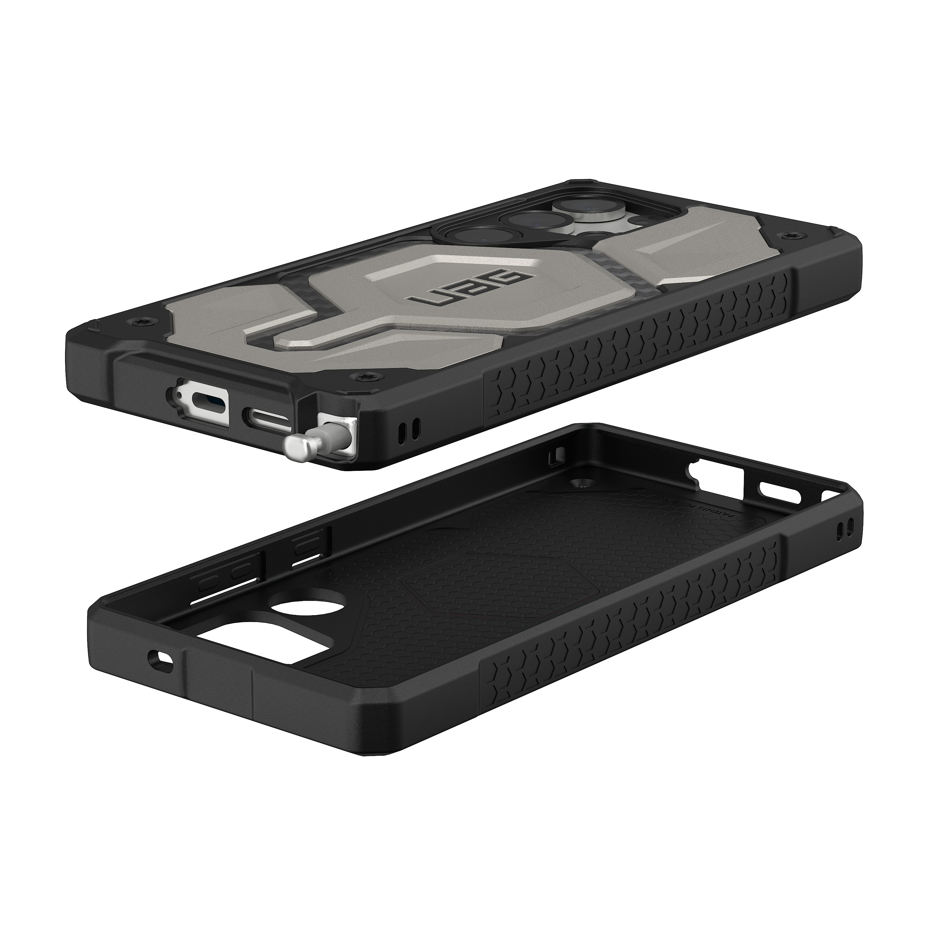 Samsung Galaxy S25 Ultra Schutzhülle Monarch Pro MagSafe-Modul (214461113636) - Titanium