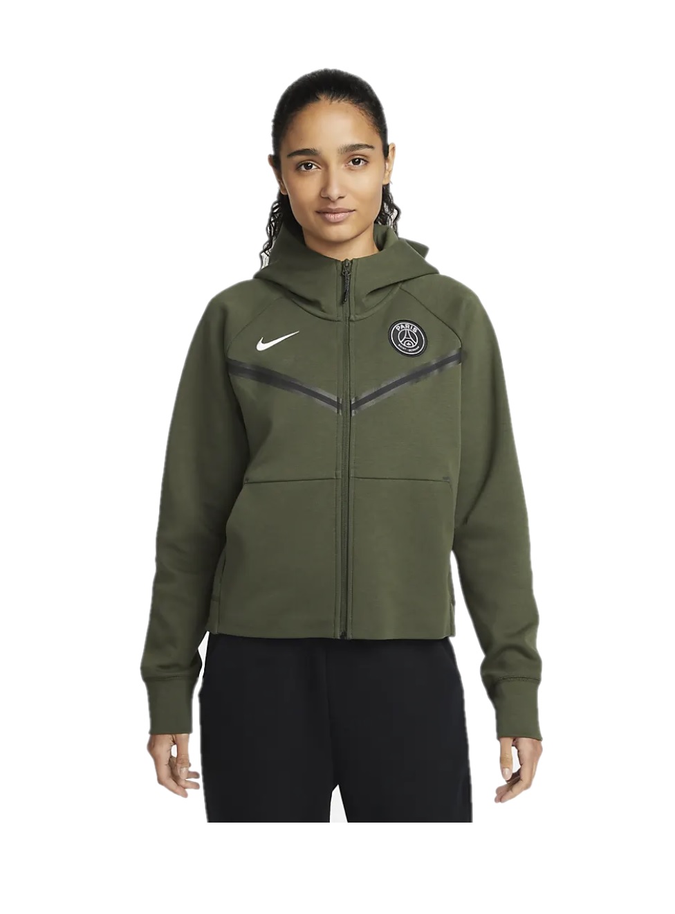 Nike Paris Saint Germain Tech Fleece Jacket Womens Groen/Zwart
