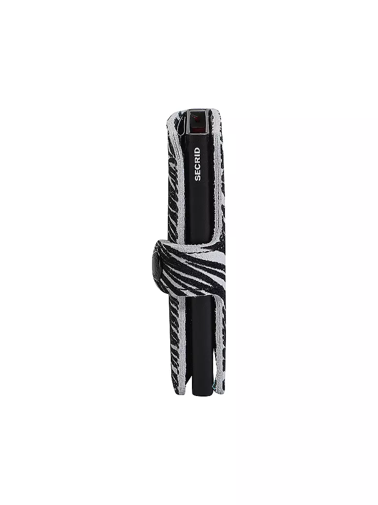 SECRID Miniwallet ZEBRA light grey hellgrau