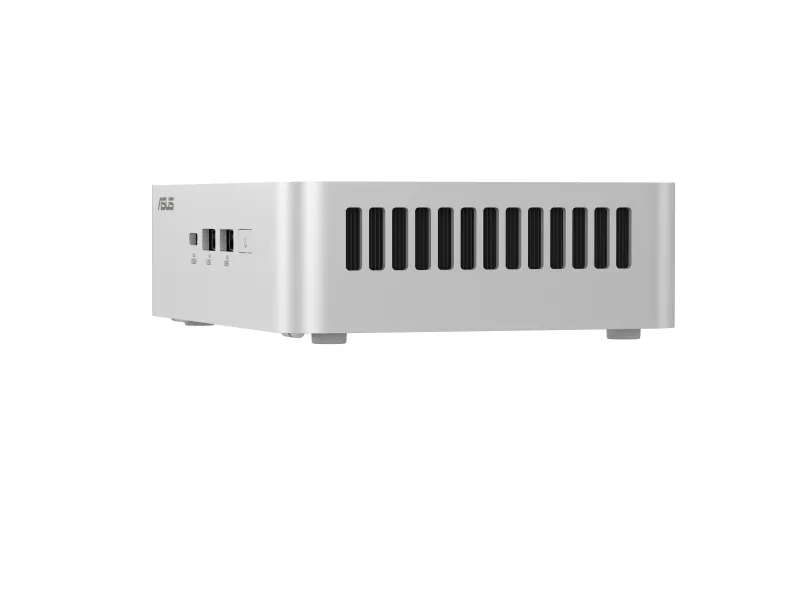 ASUS NUC 15 Pro  RNUC15CRSU900002 - Barebone - mini PC 1 x Core Ultra 9 285H / op til 5.4 GHz - RAM 0 GB - Arc Graphics 140T - IEEE 802.11ax (Wi-Fi 6), IEEE 802.11be (Wi-Fi 7), Bluetooth 5.4, 2.5 Gigabit Ethernet, Gigabit Ethernet - sølv