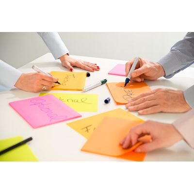Post-it - 3 Blocs notes Super Sticky - grand format - Meeting notes 203 x 152 mm