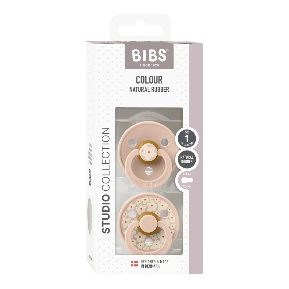 BIBS Studio Colour Jasmine Latex Blush Mix 2 pak - Flere størrelser