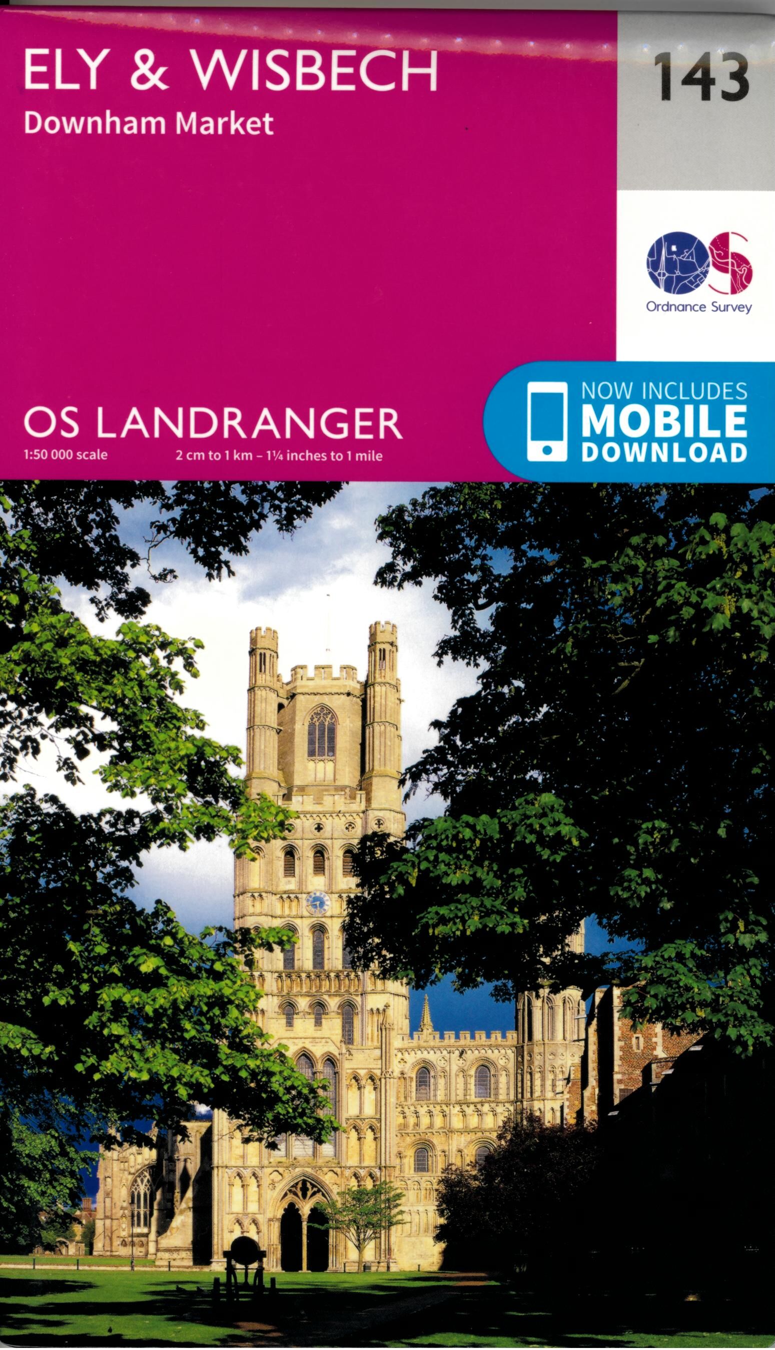 ORDNANCE SURVEY - 143 GB ELY WISBECH 1 50 000