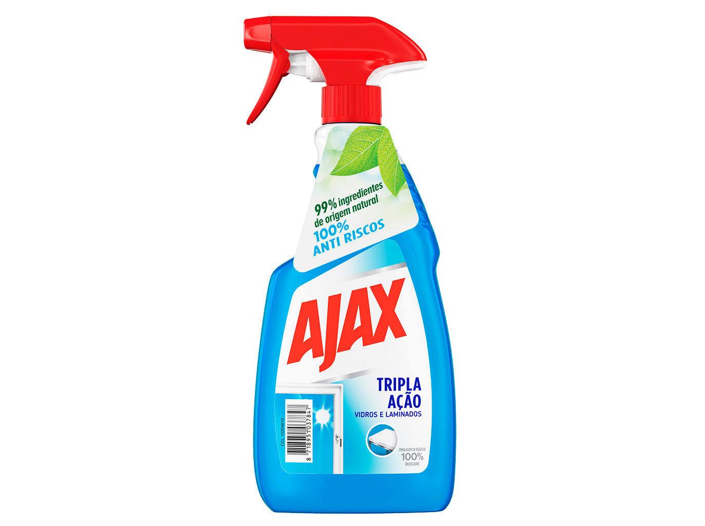 Spray Limpa Vidros Pistola Tripla Ação Ajax 500ml
