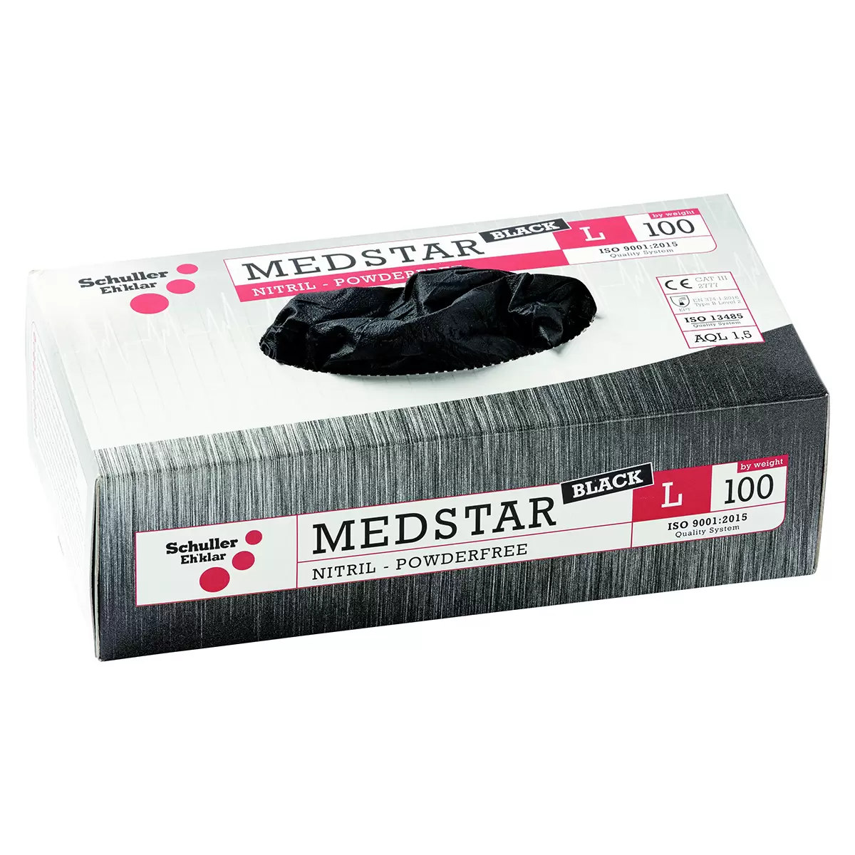 Einweghandschuhe Medstar Schwarz