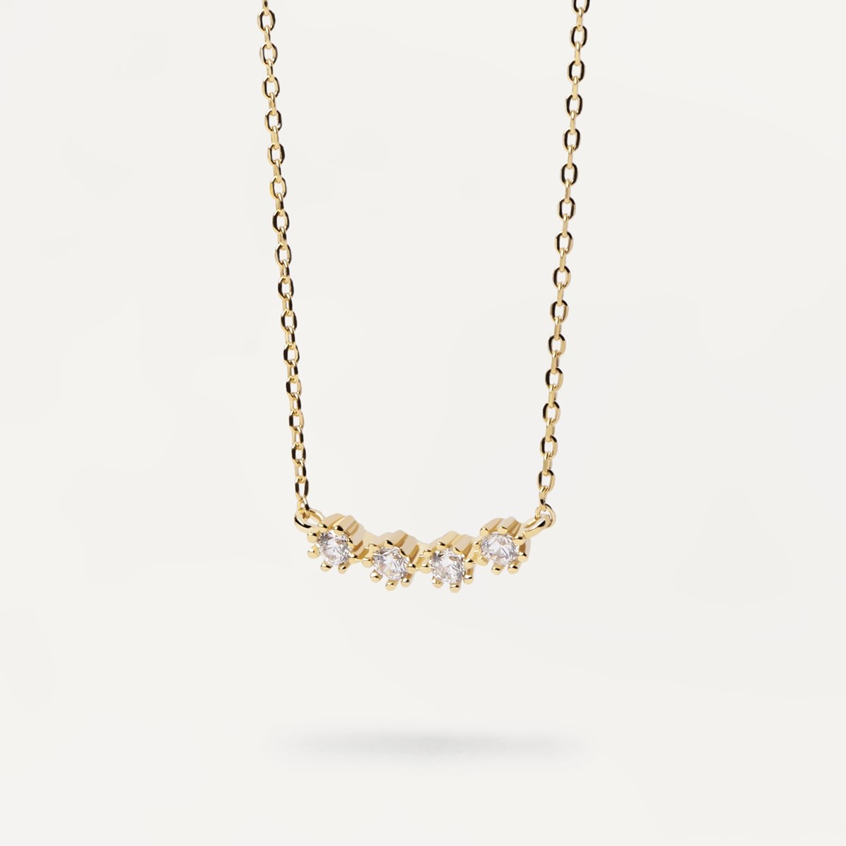 Collier PDPaola Motion White Tide plaqué or