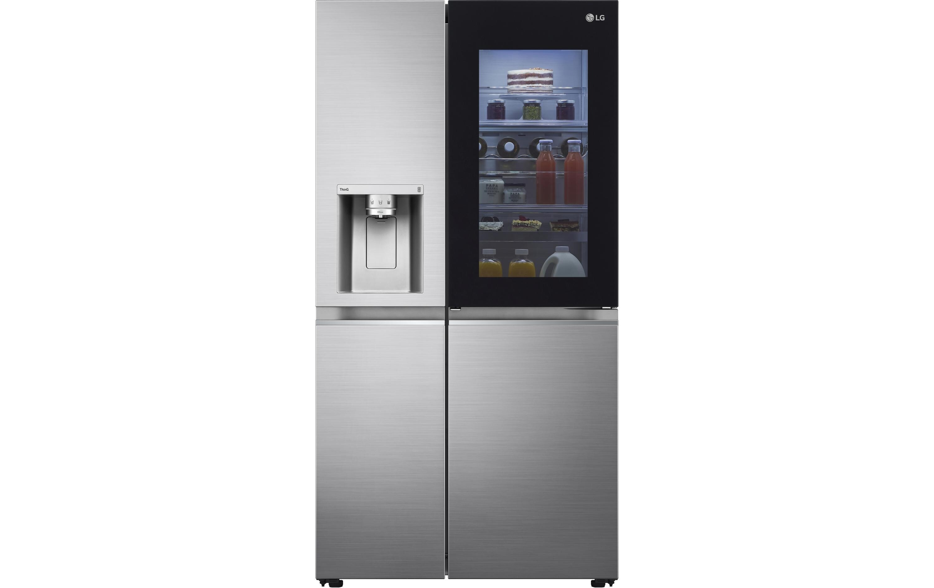 Foodcenter GSXV91PZAE Silber<br>Side by Side Kühl-Gefrier Gerät mit InstaView Door-in-Door