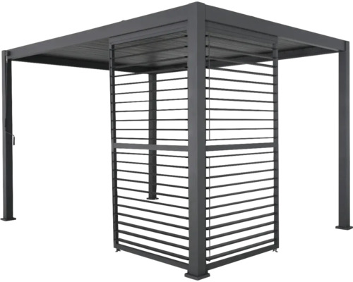 Lamellenwand Mirador Classic, Deluxe Plus 360 113 x 235 cm zwart