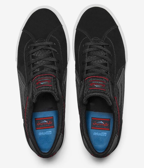 Lakai x Chocolate Flaco II Schuh (black red)