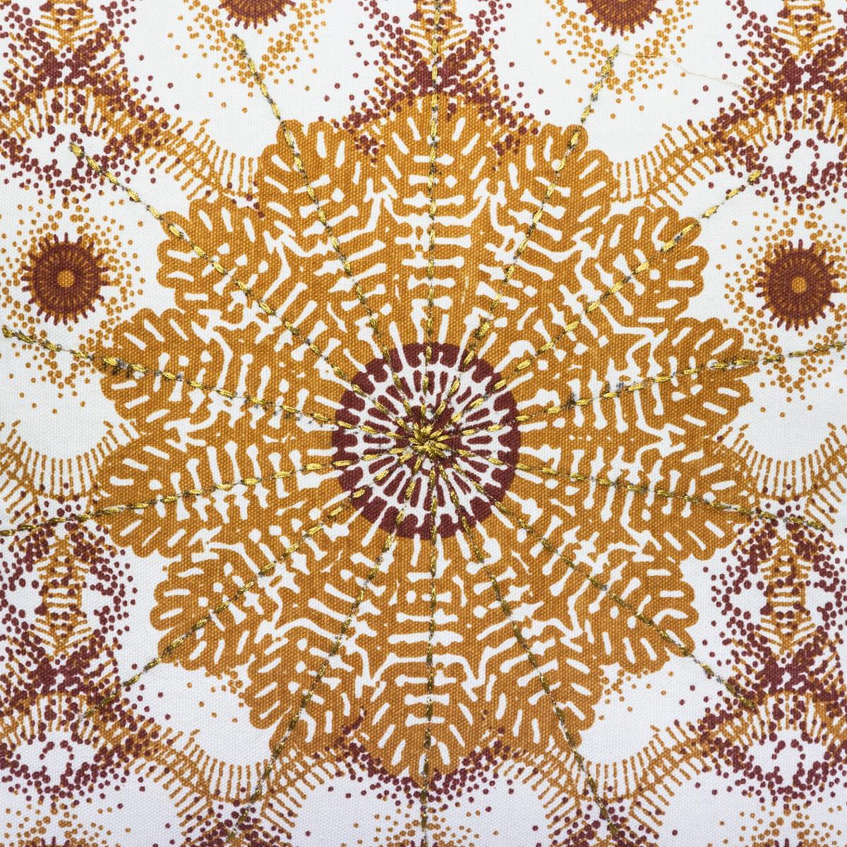 HOUSSE COUSSIN ROSACE BRODEE 40X40CM