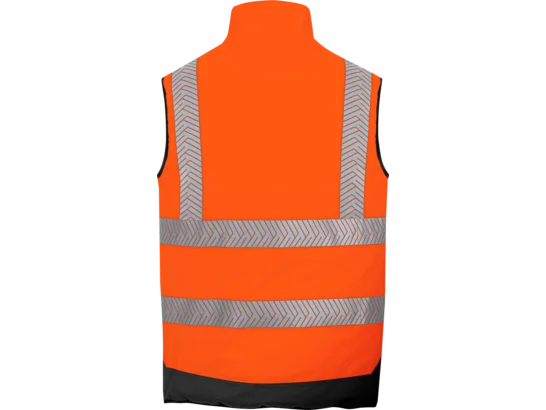 Gilet de travail haute-visibilité réversible orange fluo Würth MODYF