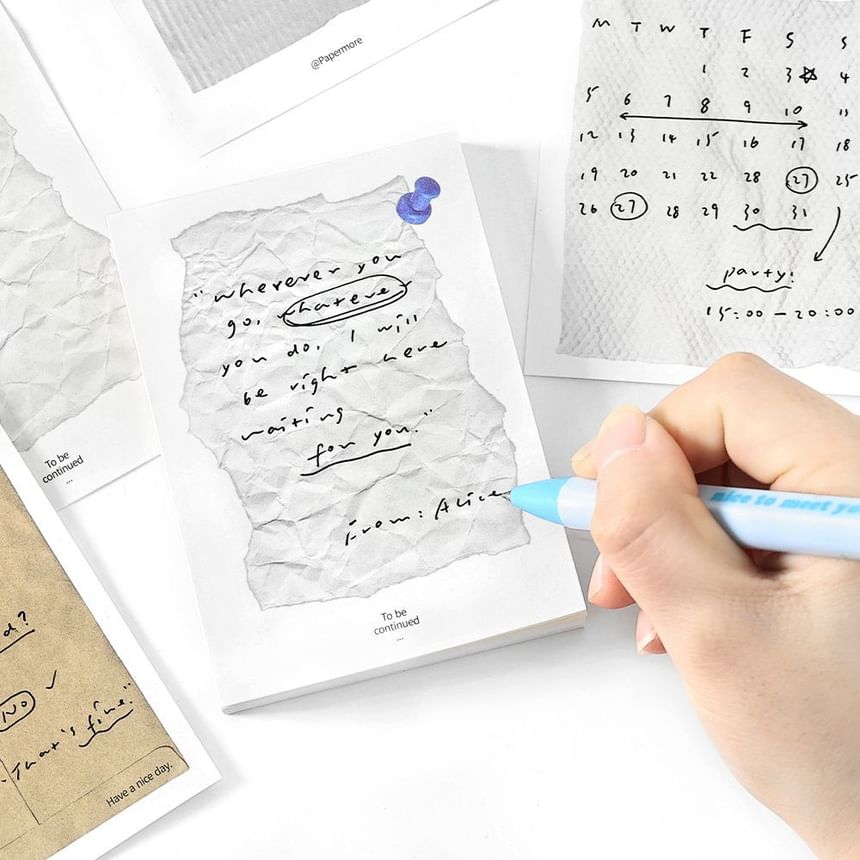 pinkjuava - Stationair print memoblok (verschillende ontwerpen)