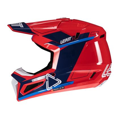 Casque cross Leatt 3.5 JUNIOR avec masque 2.5s - Bleu
