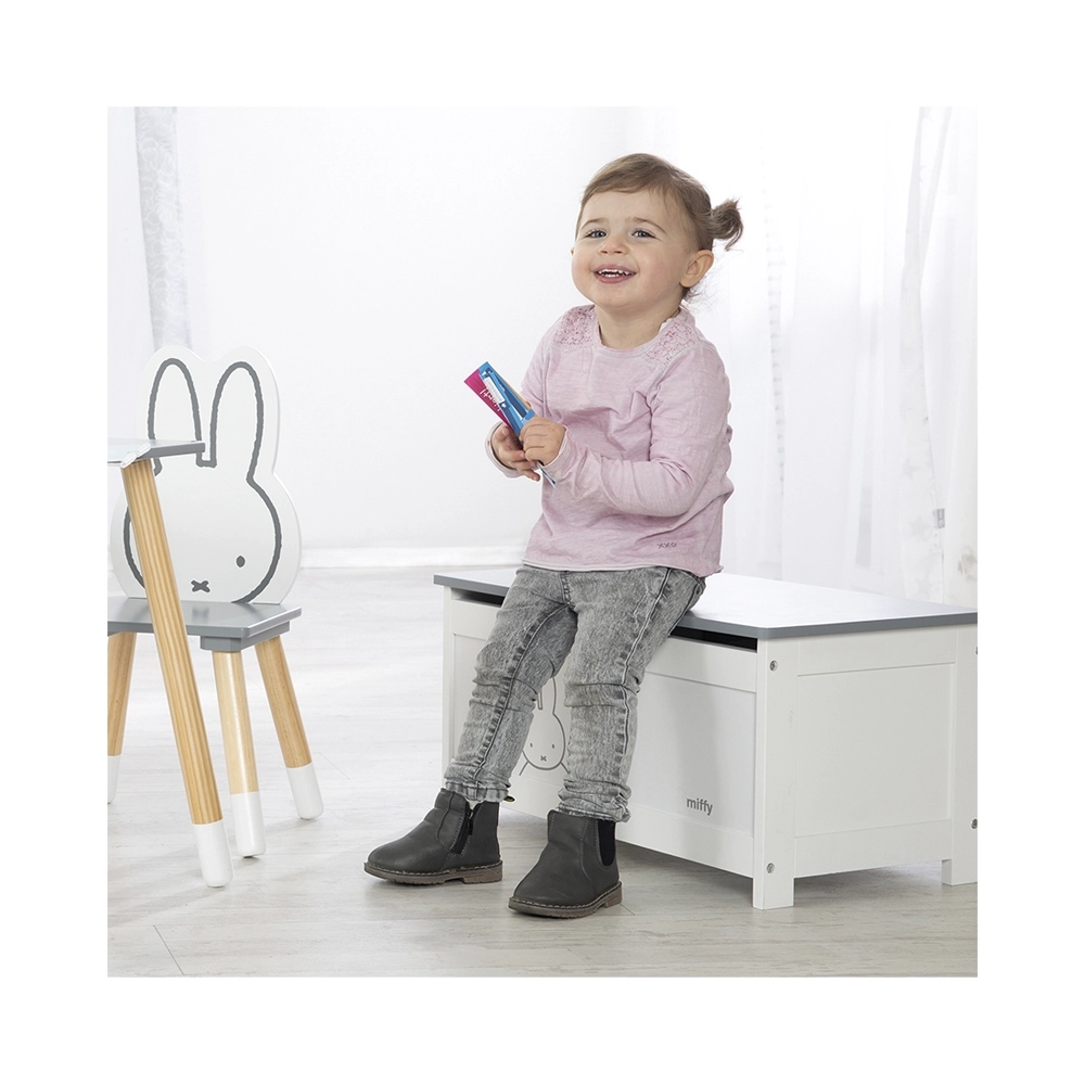 roba Spielzeugtruhe Miffy weiss