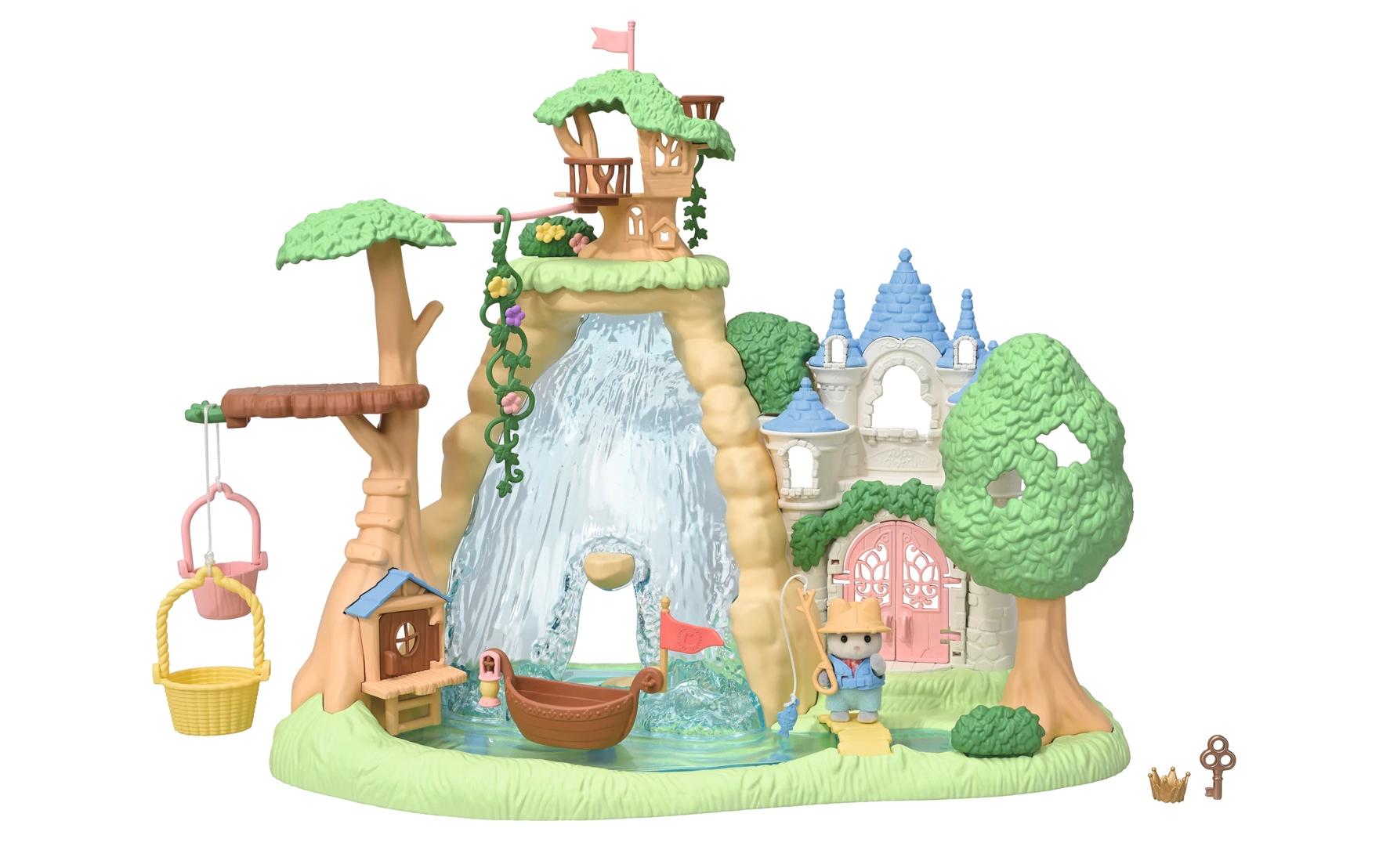 Abenteuerspielplatz WasserfallSpielset mit Figuren