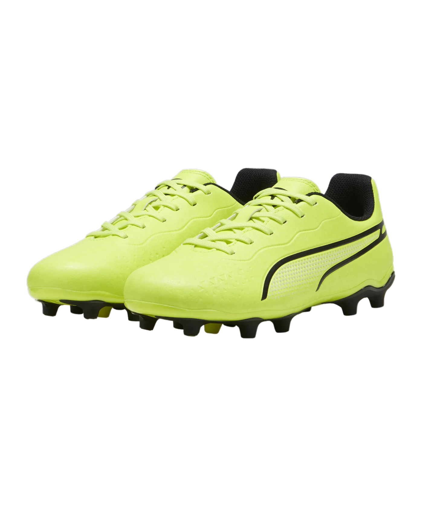 PUMA KING Match FG/AG Phenomenal Jr Kids Gelb Schwarz F04