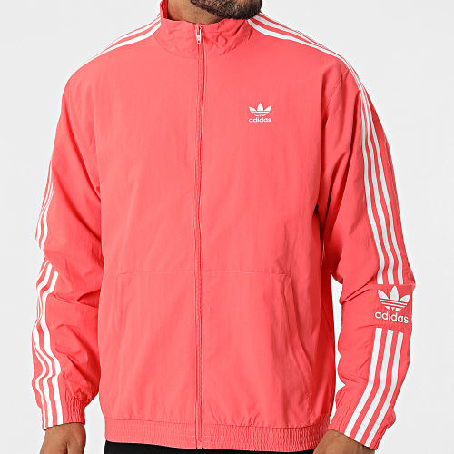 Veste Zippée A Bandes Lock Up HC1999 Rose