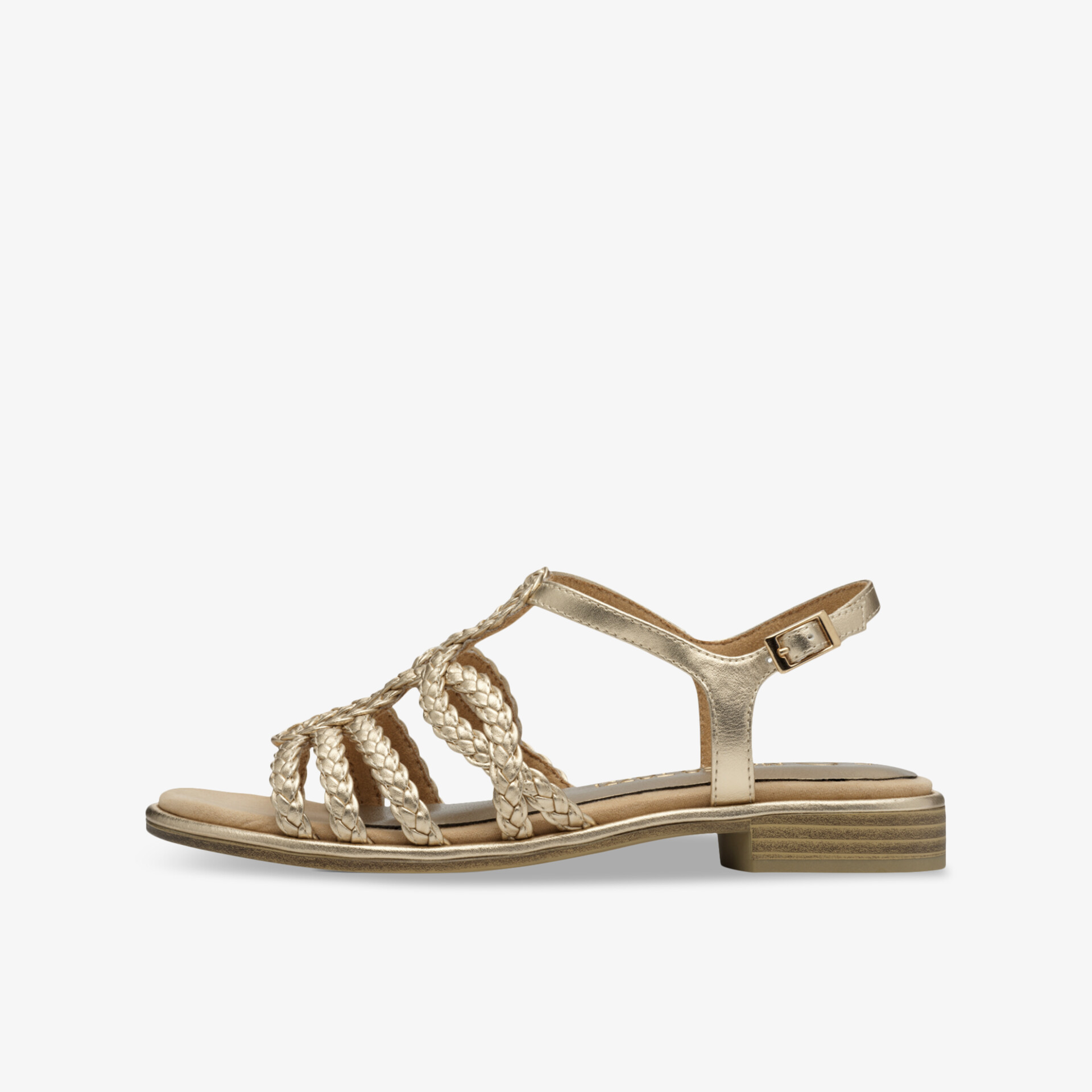 MARCO TOZZI Damen Riemchensandalen gold