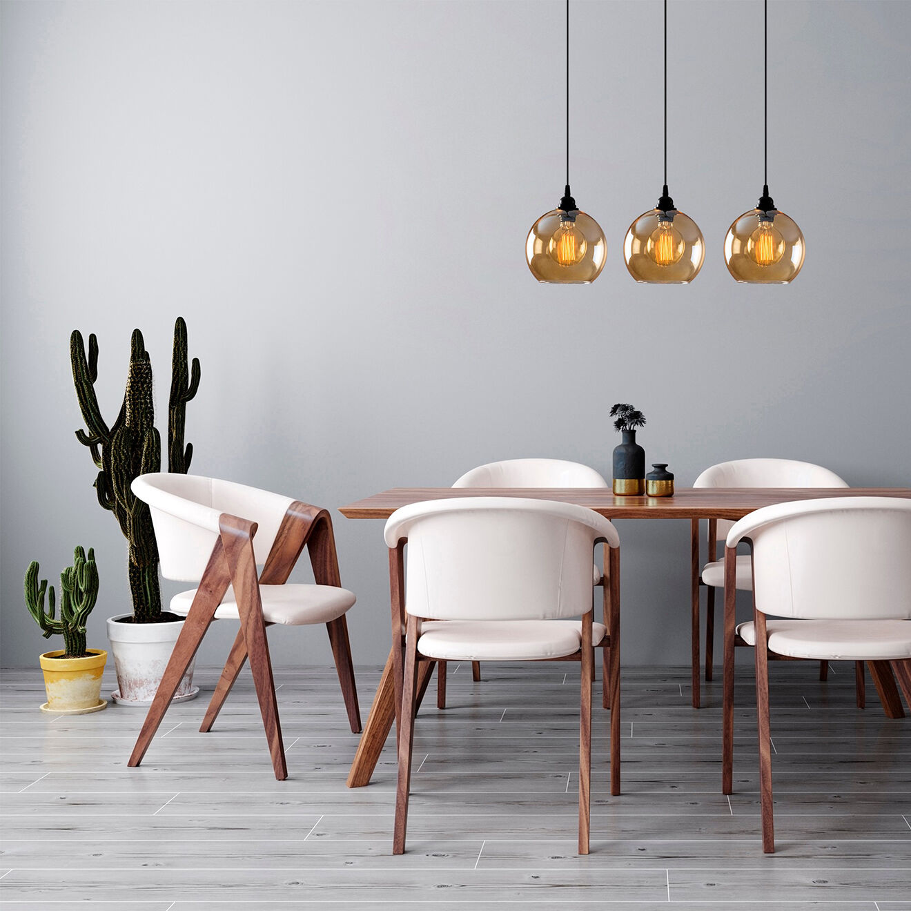 Opviq Suspension Pudy doré/noir - 70x20x116 cm