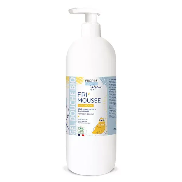 Propos'Nature - Gel de Banho Fri'Mousse Orgânico - Bebê e Gestante - 500ml