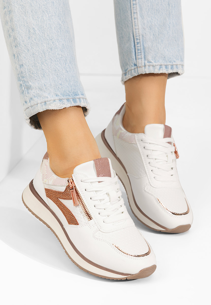 Baskets pour femme blancs Tawanna