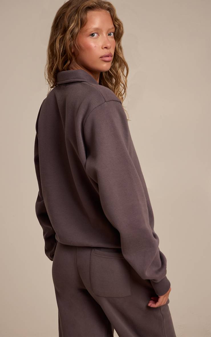Charbon Sweat-shirt Polo Prettylittlething